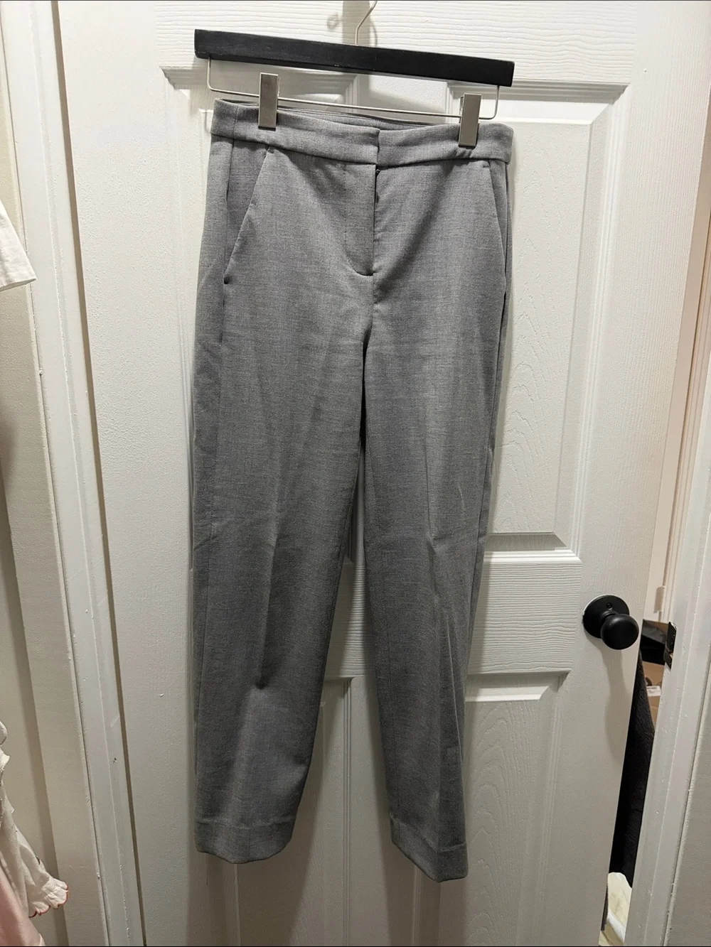 J. Crew Straight-Leg Dress Pants - Gray